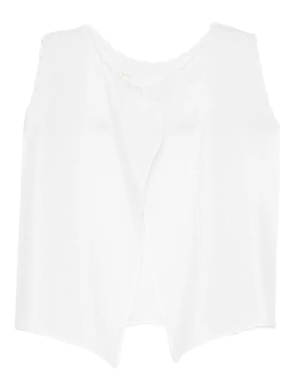 Mariella Ferrari Top met borduurwerk Wit