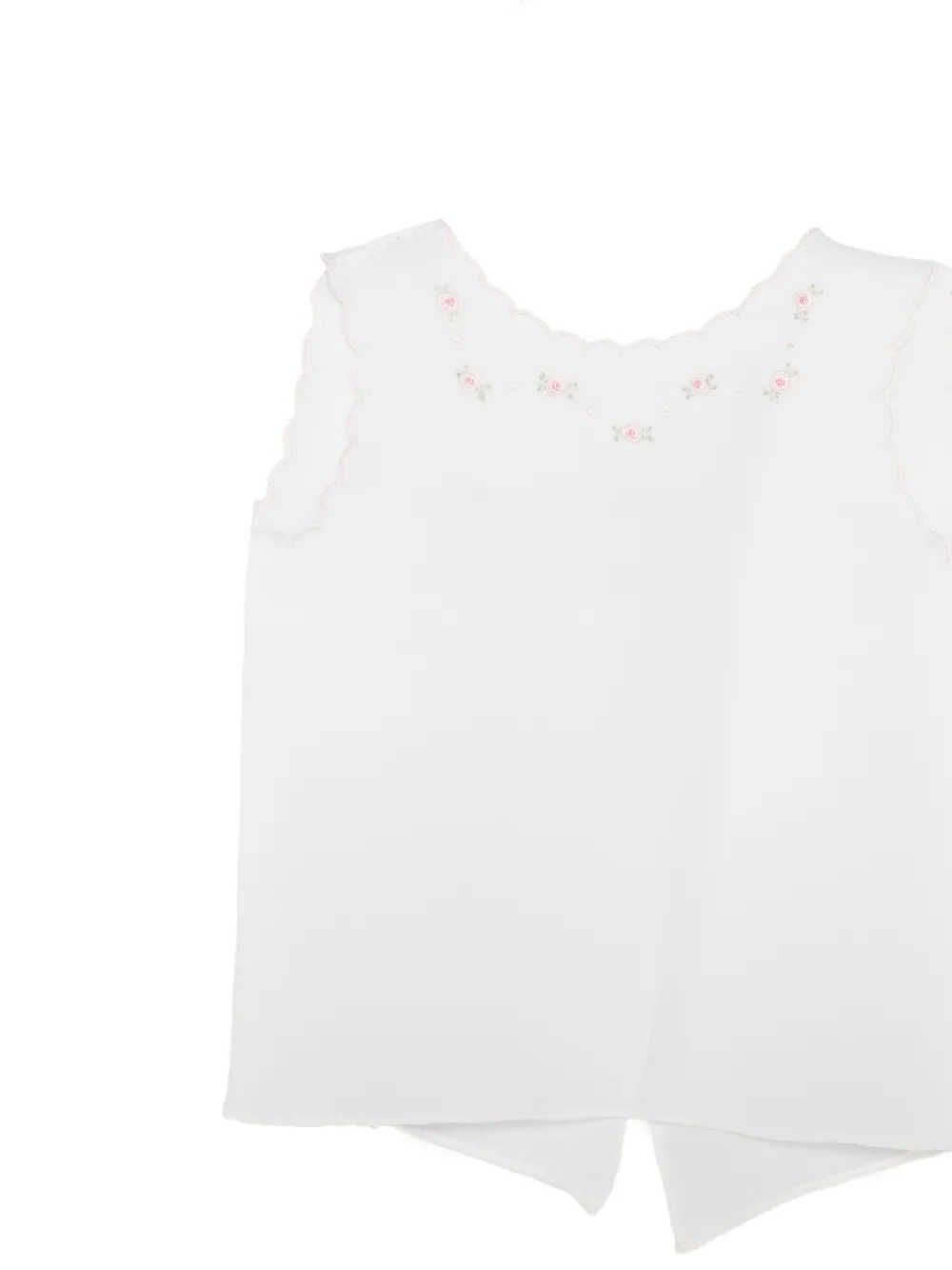 Mariella Ferrari Top met borduurwerk Wit