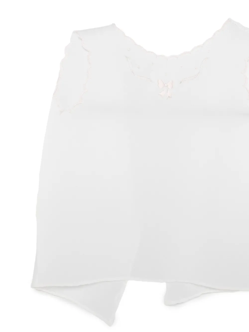 Mariella Ferrari Top met borduurwerk Wit