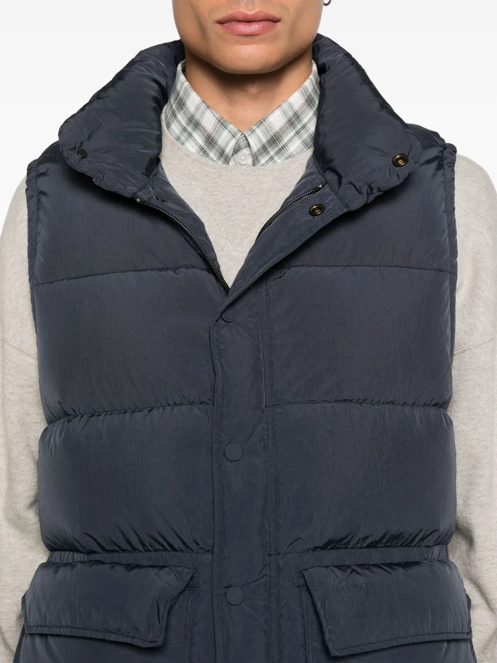 Maison Kitsuné Bodywarmer Blauw