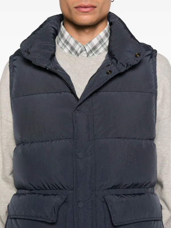 パデッドべスト Maison Kitsuné パデッドベスト | ブルー | FARFETCH JP