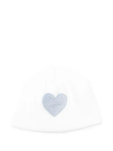 La Stupenderia heart-motif beanie hat