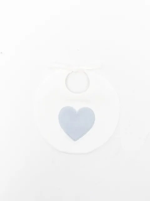 La Stupenderia heart-motif bib