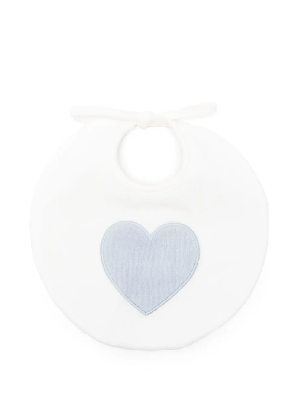 La Stupenderia heart-motif bib | Neutrals | Image 1