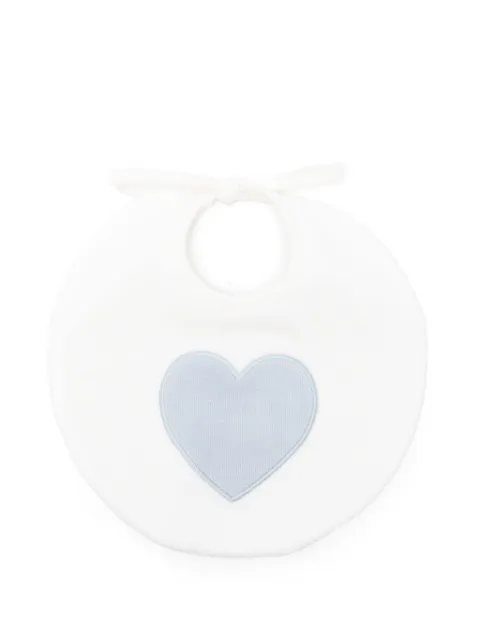 La Stupenderia heart-motif bib