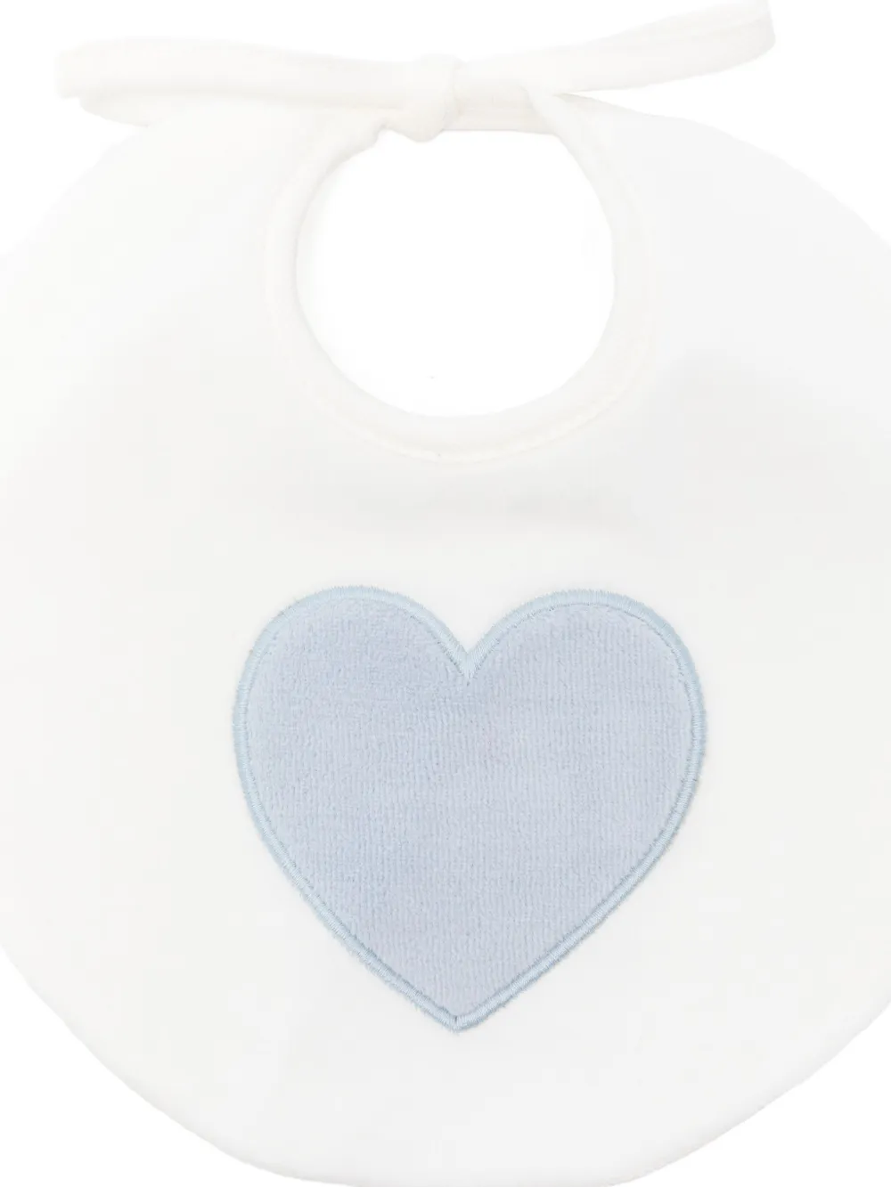 La Stupenderia Slabbetje met hartpatroon Beige