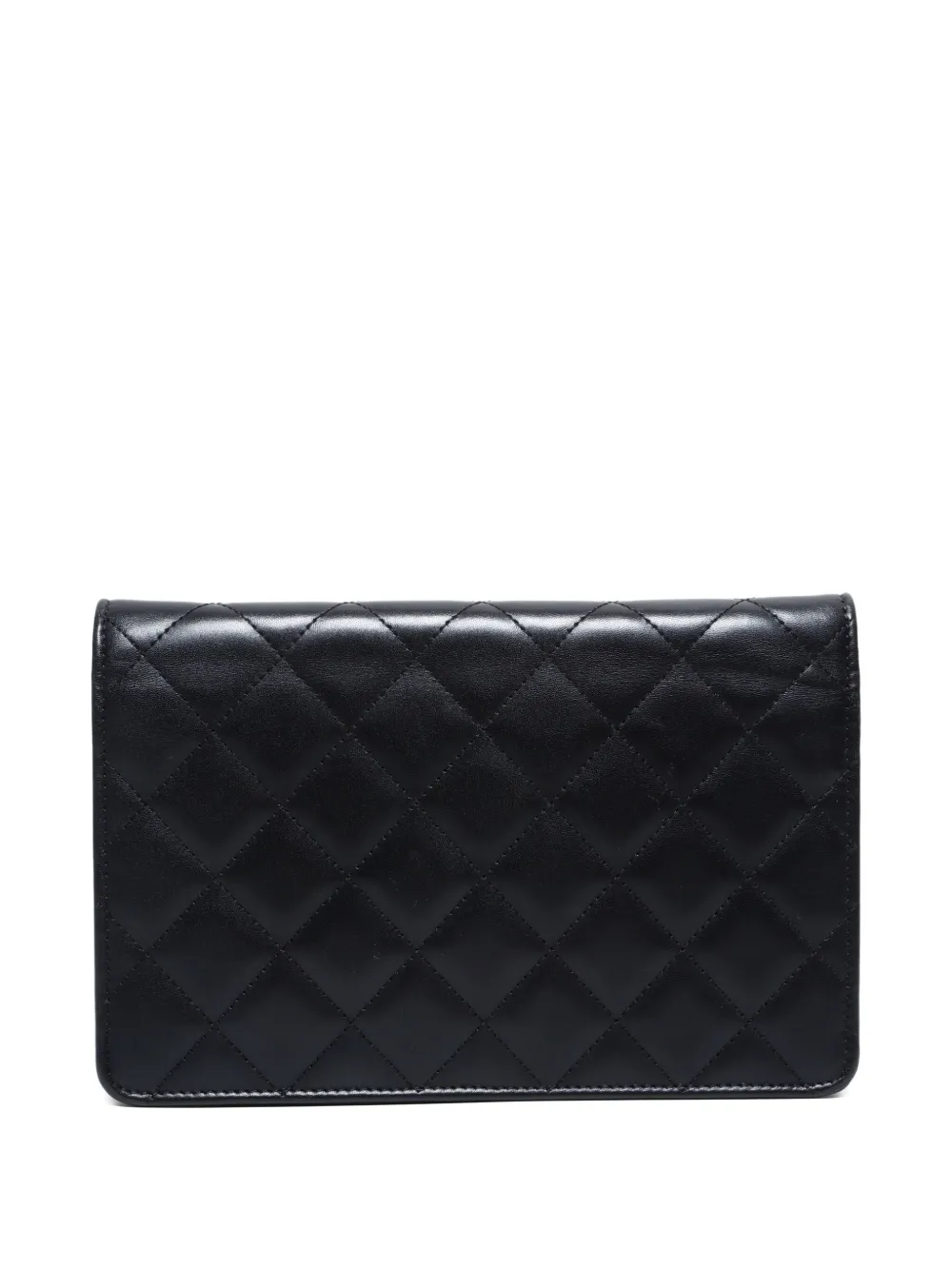 Pre-owned Chanel 2010-2011 Cambon Line Cahin Cross-body Bag In Black