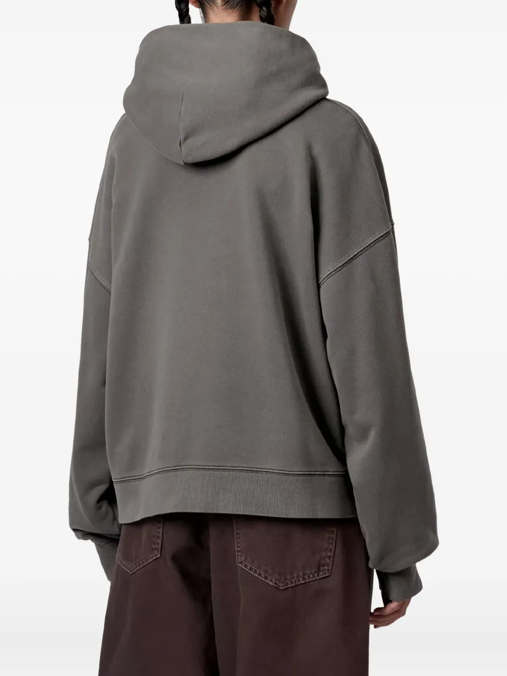 Carhartt Benton Cotton Hoodie In Gray