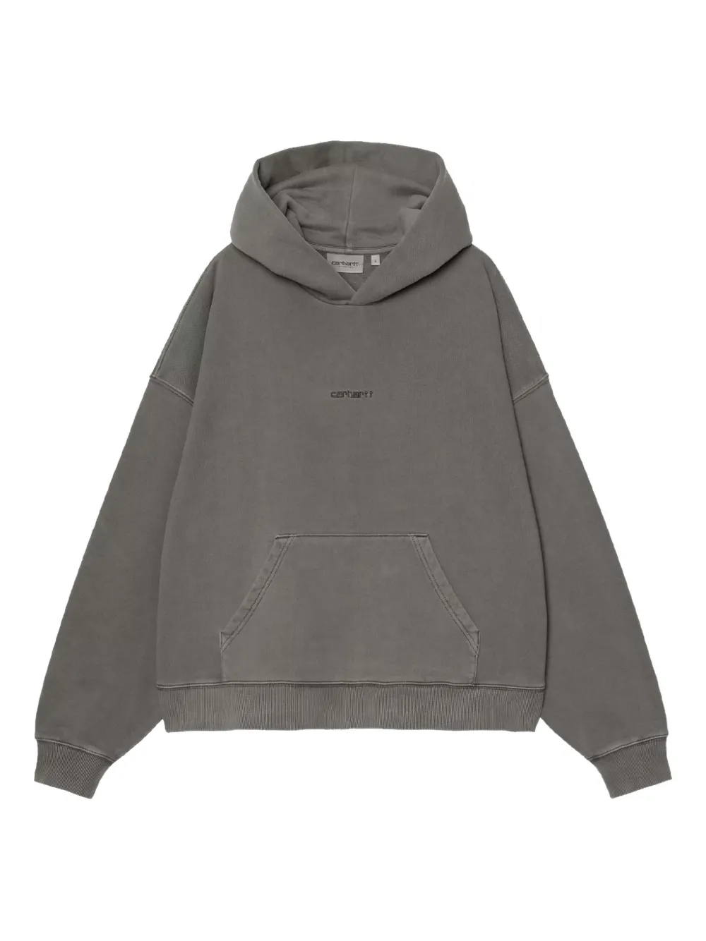 Carhartt Benton Cotton Hoodie In Gray