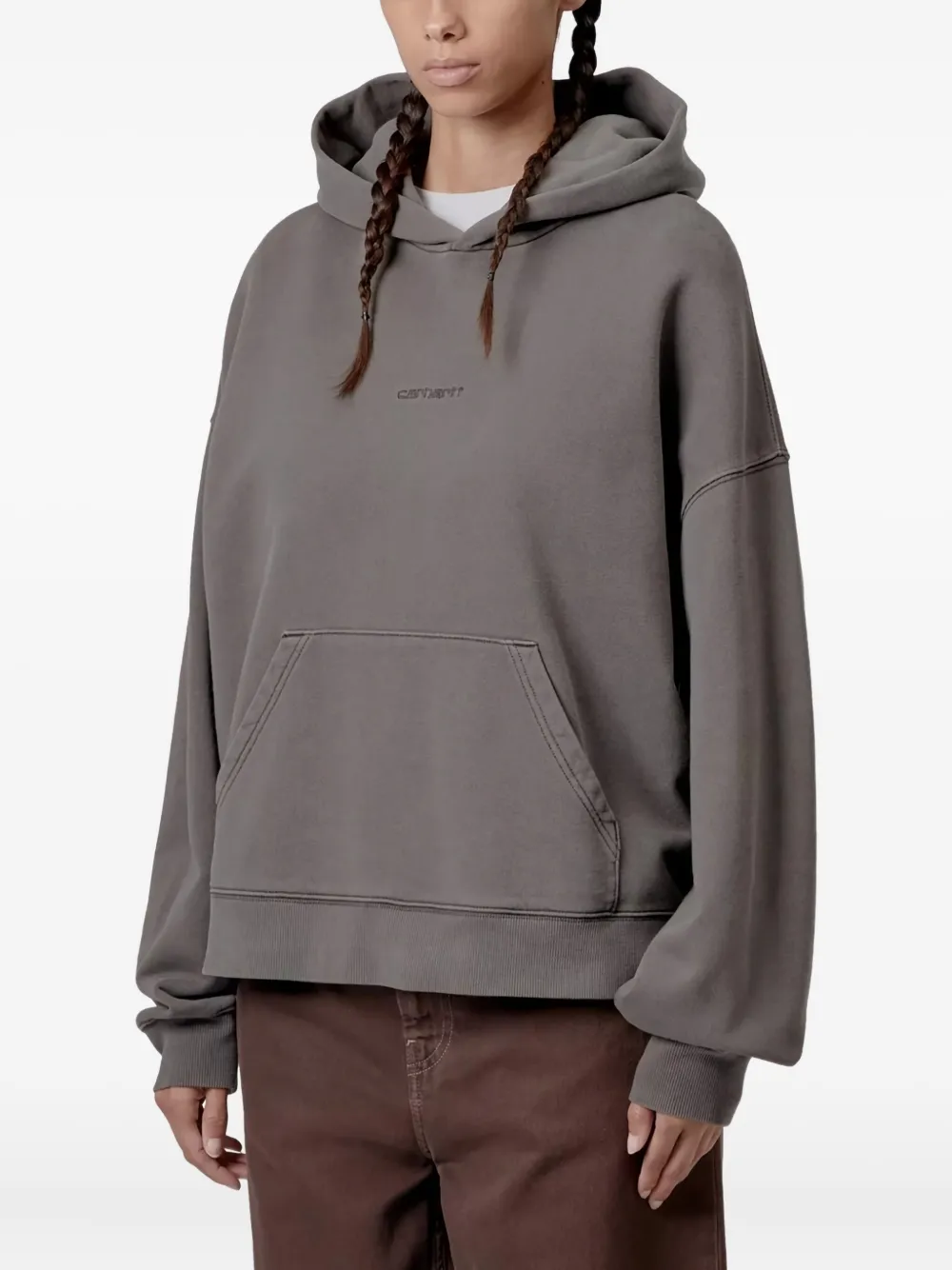Carhartt WIP Benton cotton hoodie - Grijs