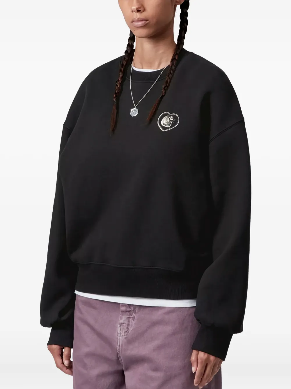 Carhartt Hearts Of Hartts Sweatshirt In Black