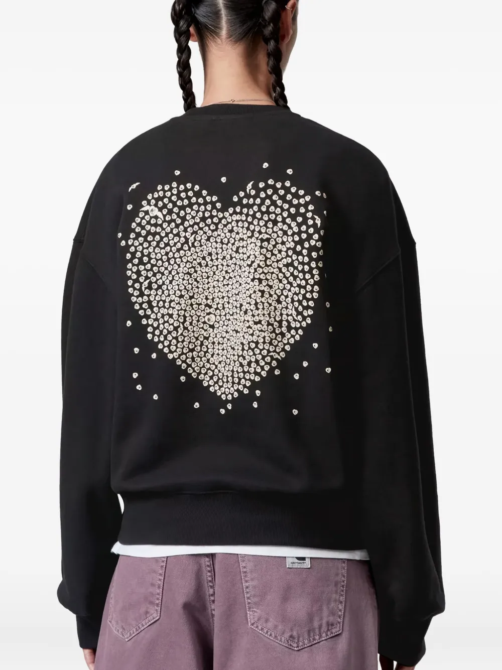 Carhartt Hearts Of Hartts Sweatshirt In Black