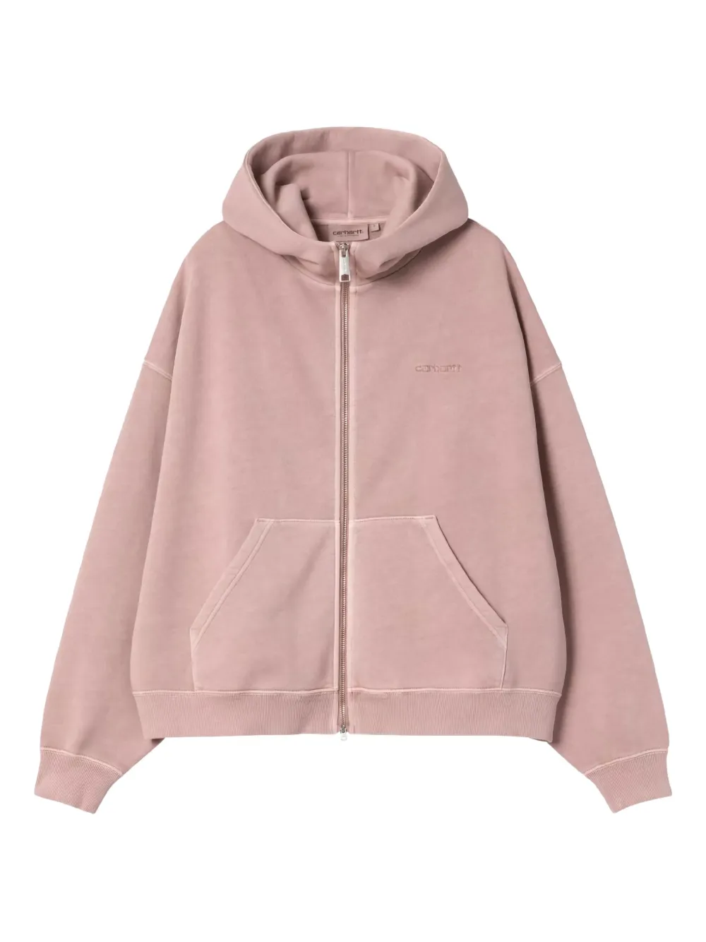Carhartt Benton Zip-up Hoodie In Pink
