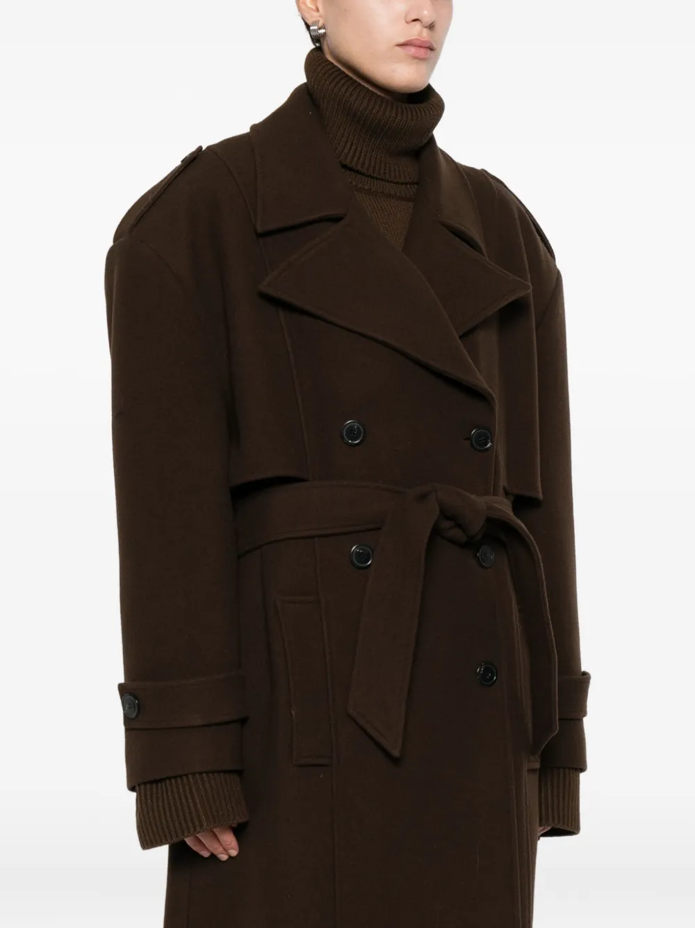 Le Sully Studio Coats In Brown