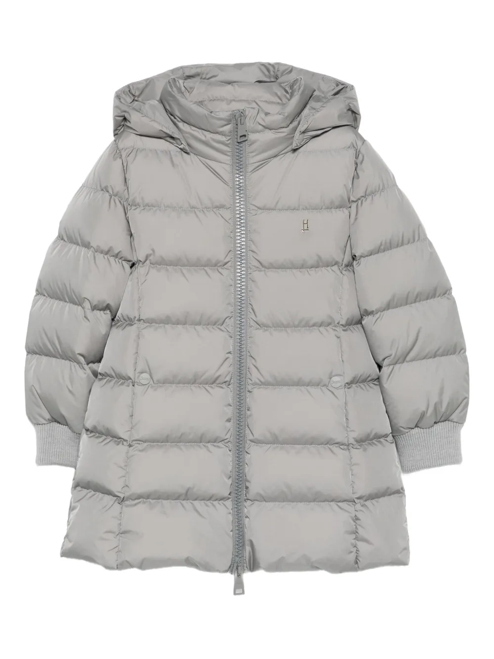 Herno Kids hooded padded coat - Grigio