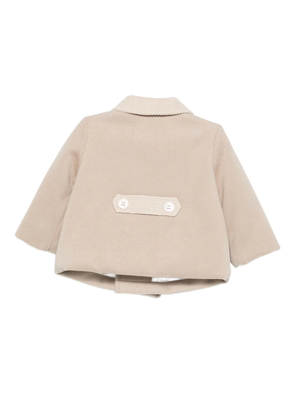 La Stupenderia corduroy-collar jacket - Beige