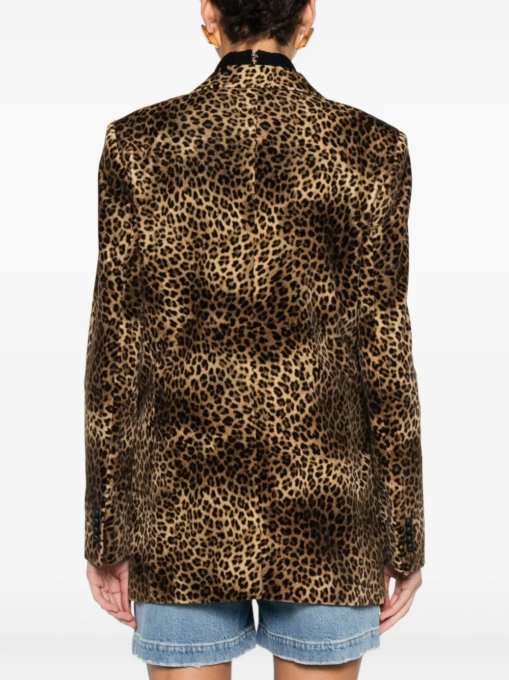 Tagliatore Leopard-print Blazer In Multi