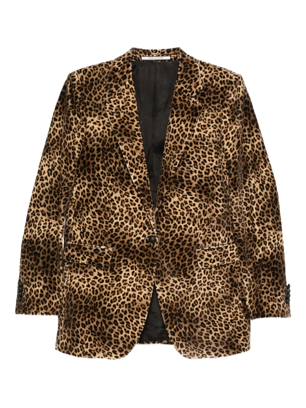 Tagliatore leopard-print blazer | Brown | Image 1