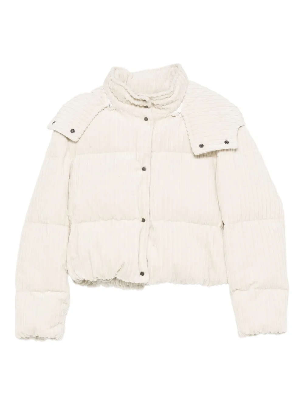 Antonelli corduroy puffer jacket | White | Image 1