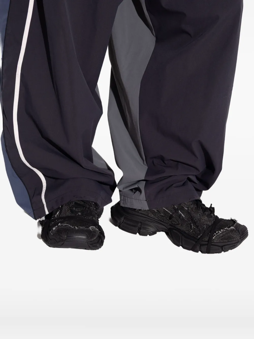 Balenciaga 3XL sneakers met gerafeld effect Zwart