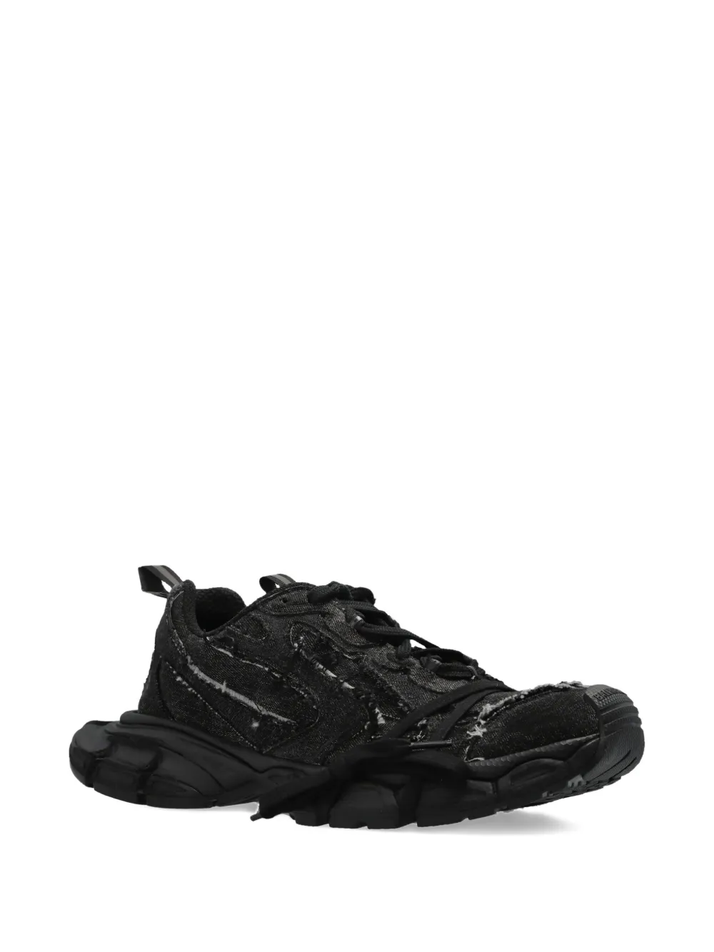 Balenciaga 3XL sneakers met gerafeld effect Zwart