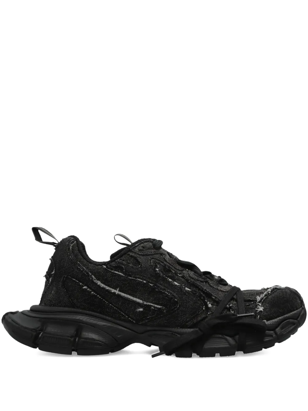 Balenciaga 3XL sneakers met gerafeld effect Zwart