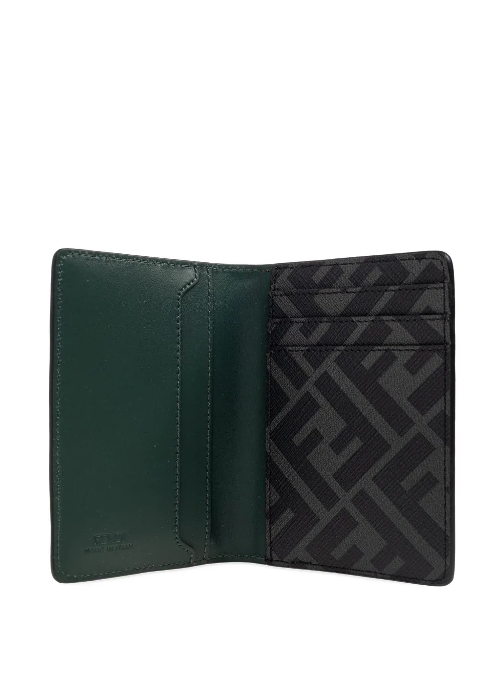 FENDI Pasjeshouder met FF-detail Groen