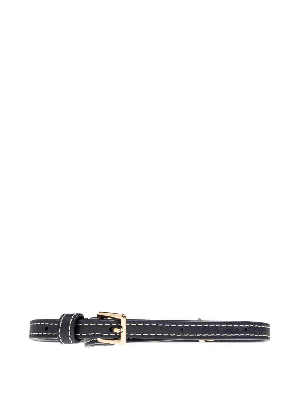 Tory Burch Logo-monogram Zipped Mini Bag In Blue