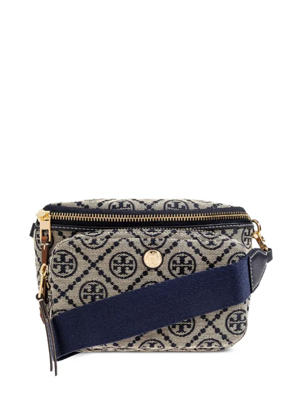 Tory Burch T Monogram Mini Belt Bag in Neutrals