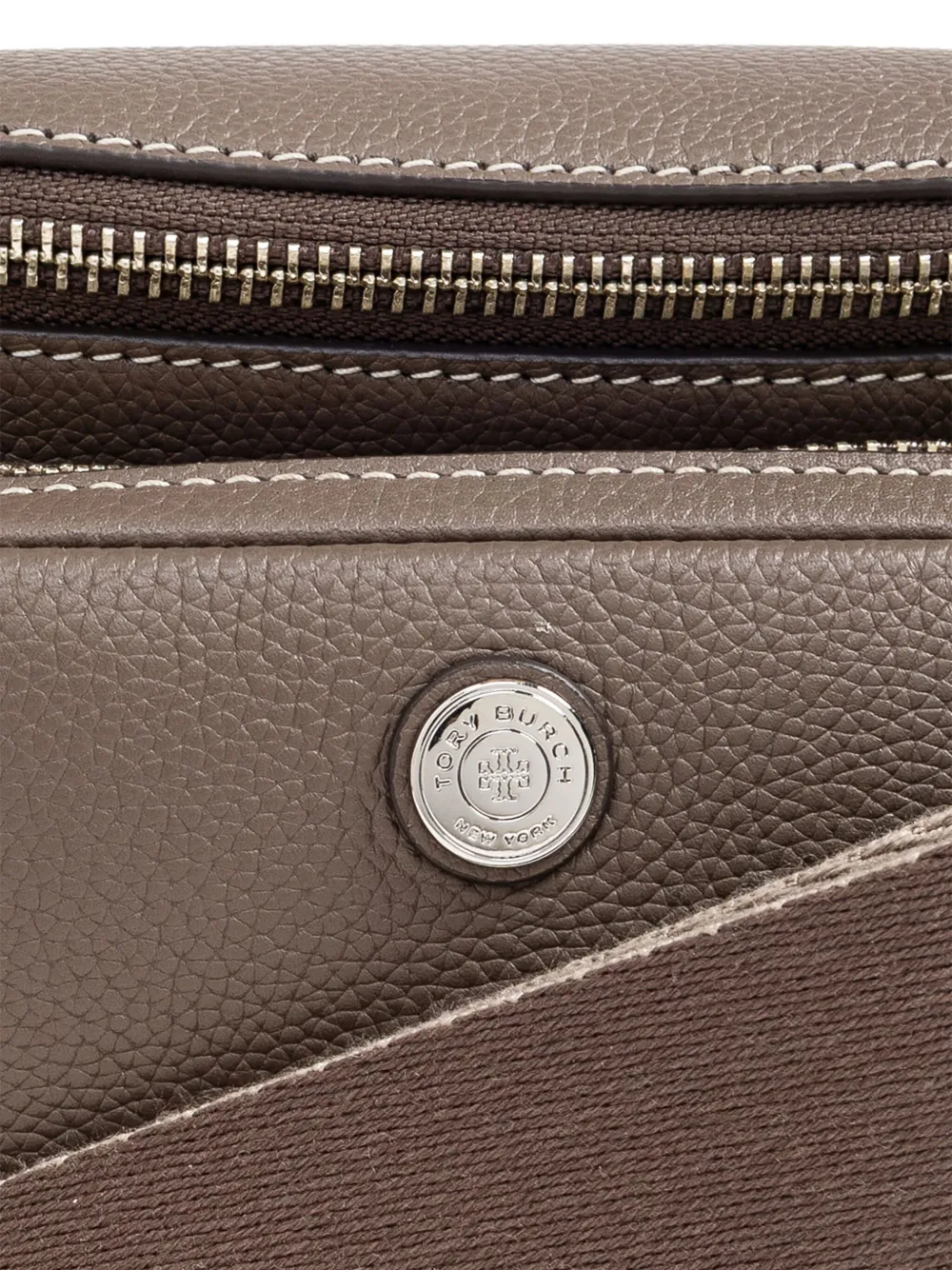 Tory Burch Kleine heuptas van bewerkt leer Grijs