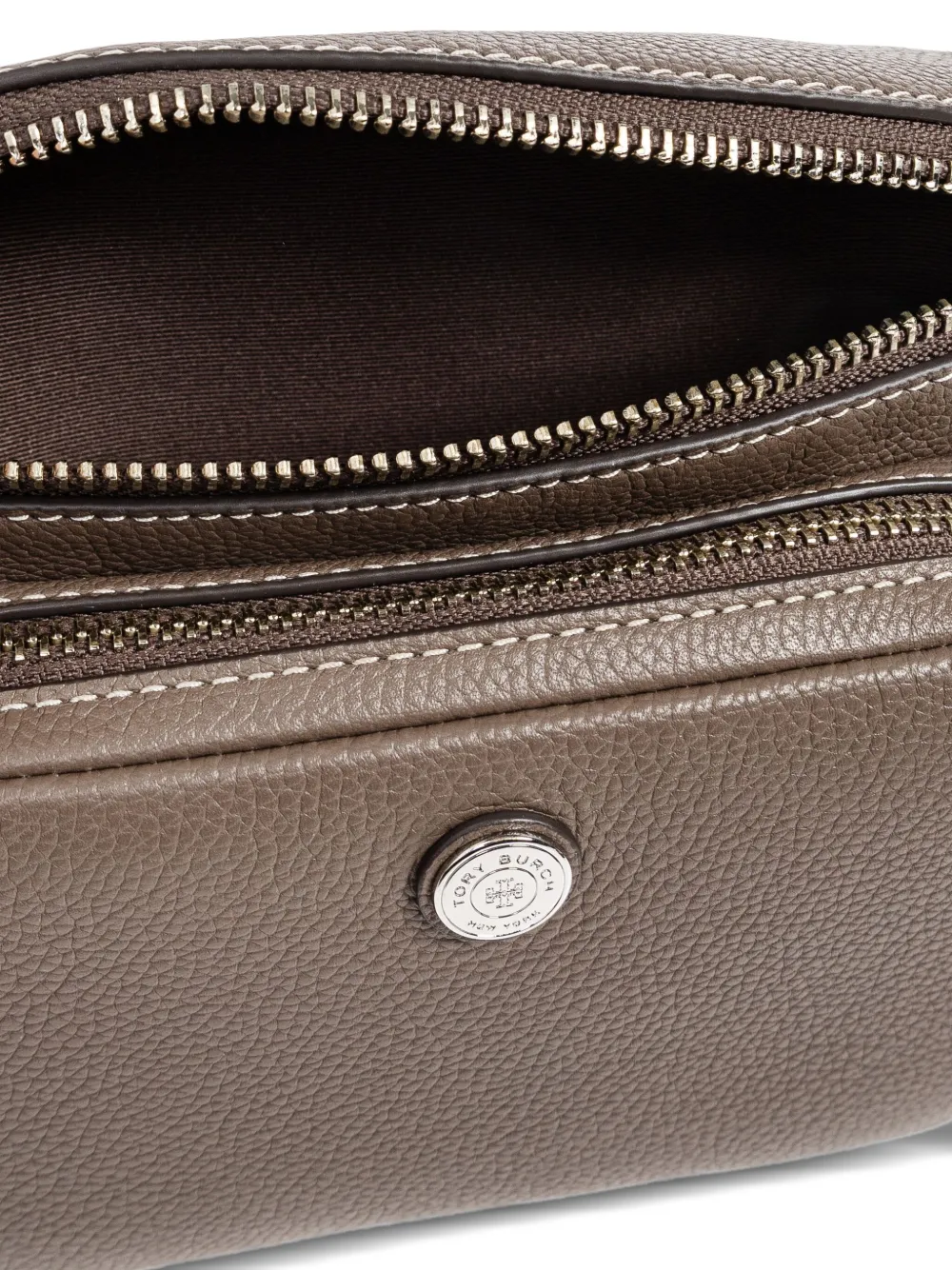 Tory Burch Kleine heuptas van bewerkt leer Grijs