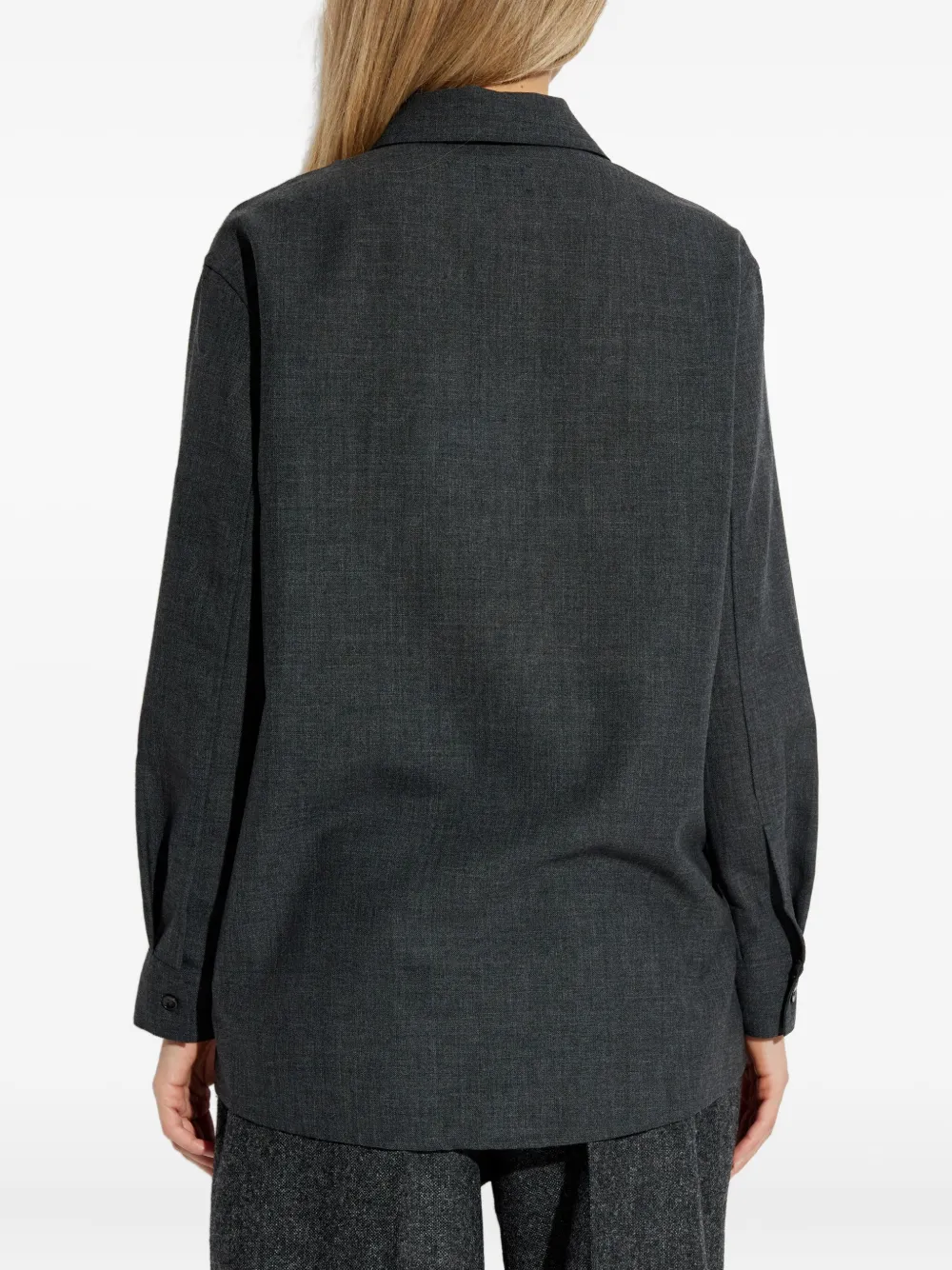 Studio Nicholson Polotop met lange mouwen Grijs