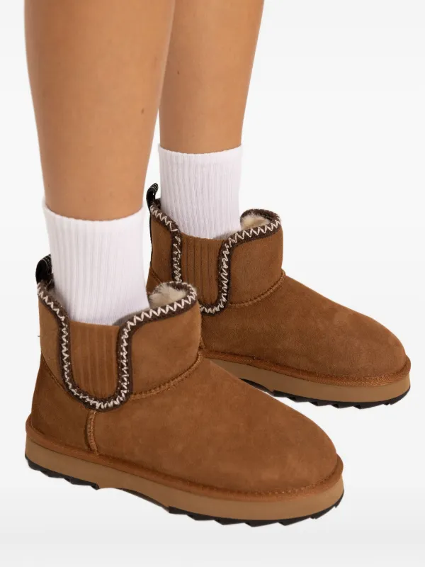 EMU AUSTRALIA Bottes à Talon Épais Marron FARFETCH TN