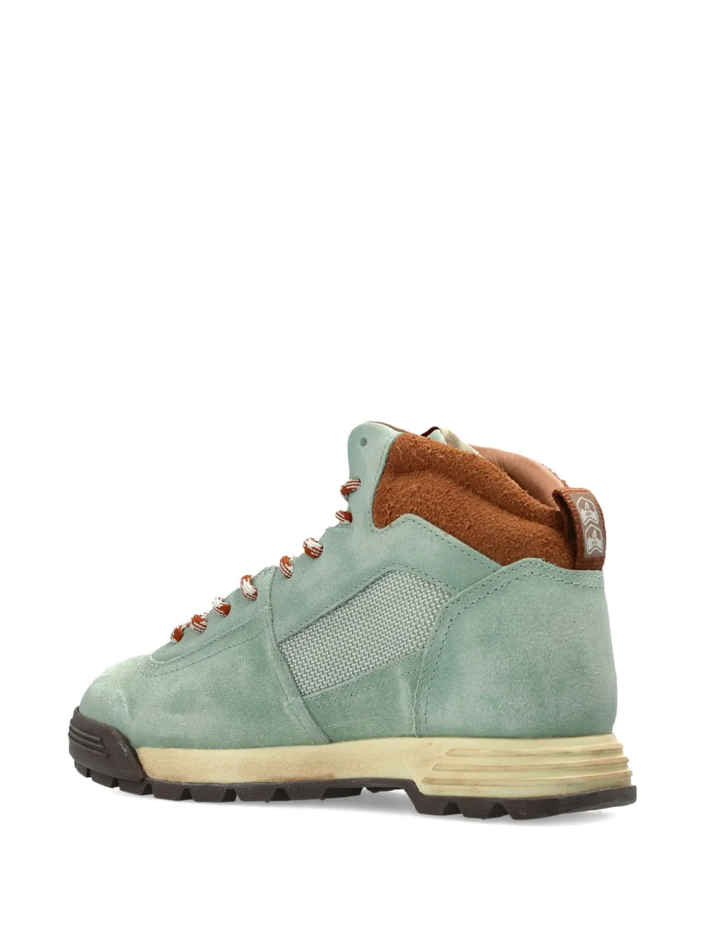 Autry High-top Panelled Sneakers In Green