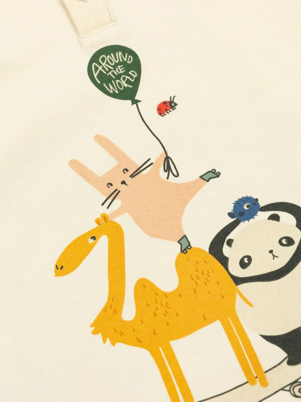 Liewood Wilhelm pyjama met dierenprint Beige