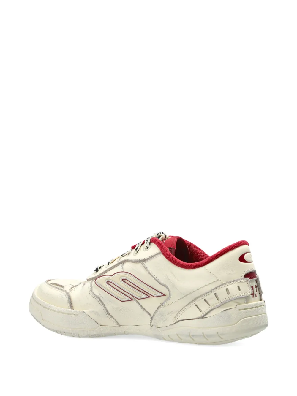 Balenciaga Hamptons sneakers met logodetail Beige