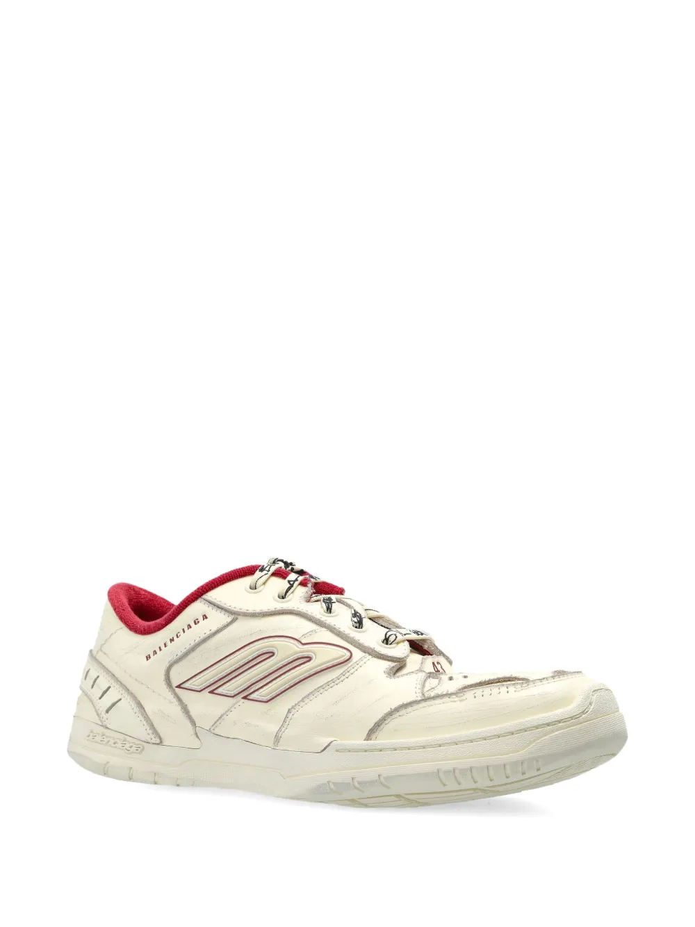 Balenciaga Hamptons sneakers met logodetail Beige
