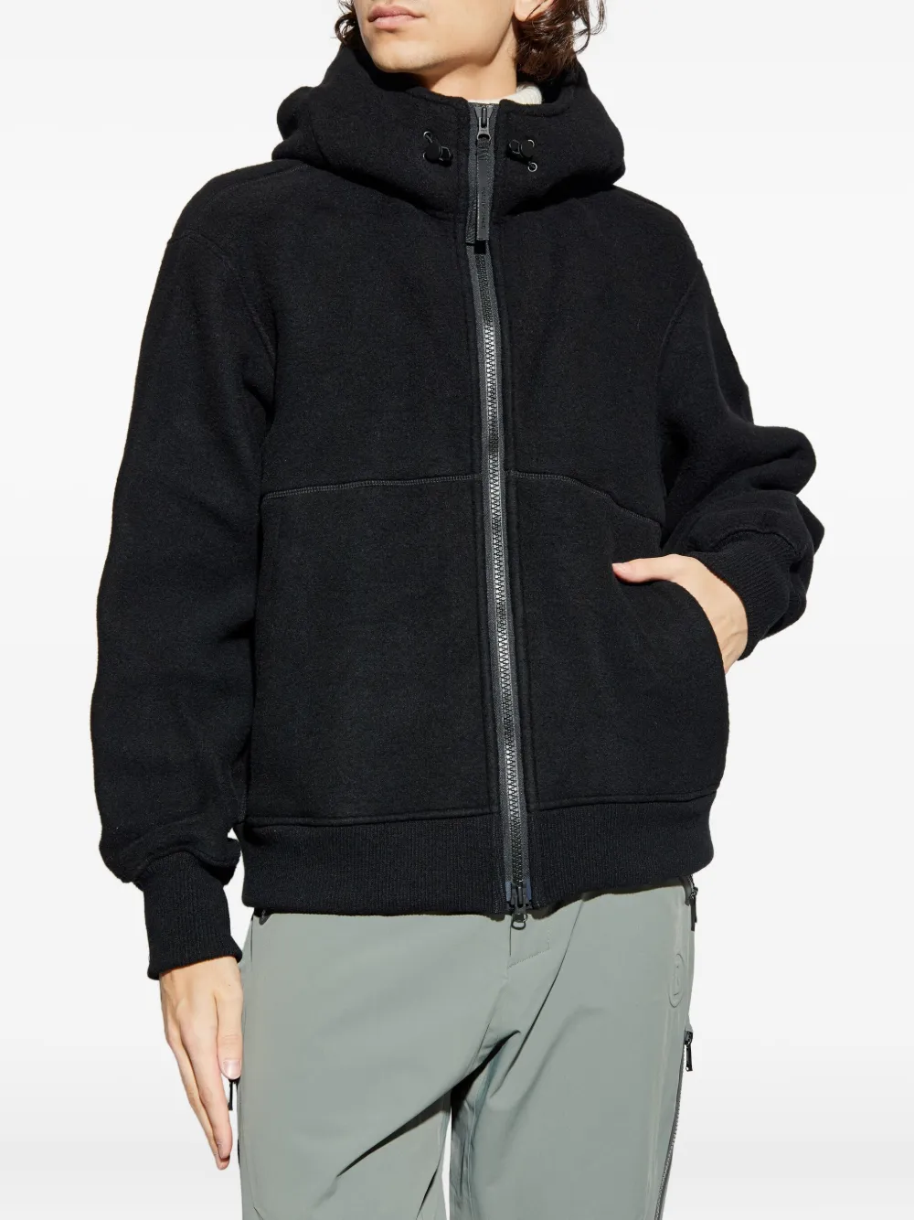 Canada Goose Jack met capuchon en rits Zwart