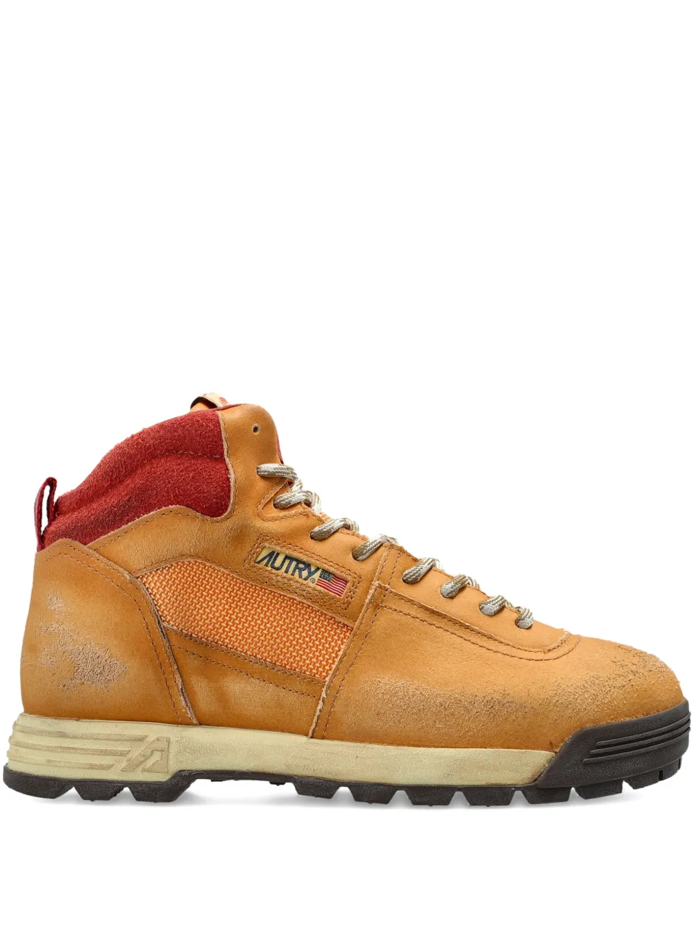 Autry Lace-up High-top Sneakers In Brown