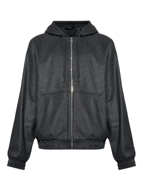 FENDI zip-up cashmere hoodie 