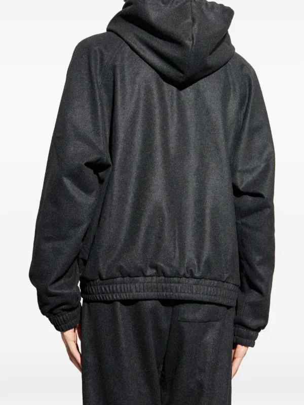 FENDI ジップアップ カシミアパーカー | グレー | FARFETCH JP