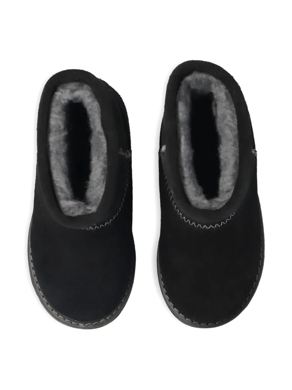 Emu Kids stitch-detail ankle boots Zwart