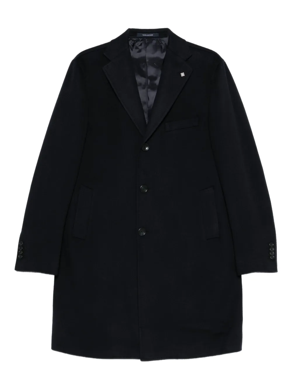 Tagliatore single-breasted coat | Black | Image 1