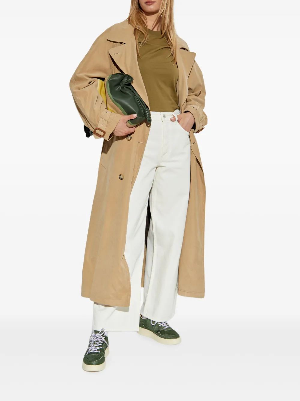 AMI Paris Katoenen T-shirt Groen