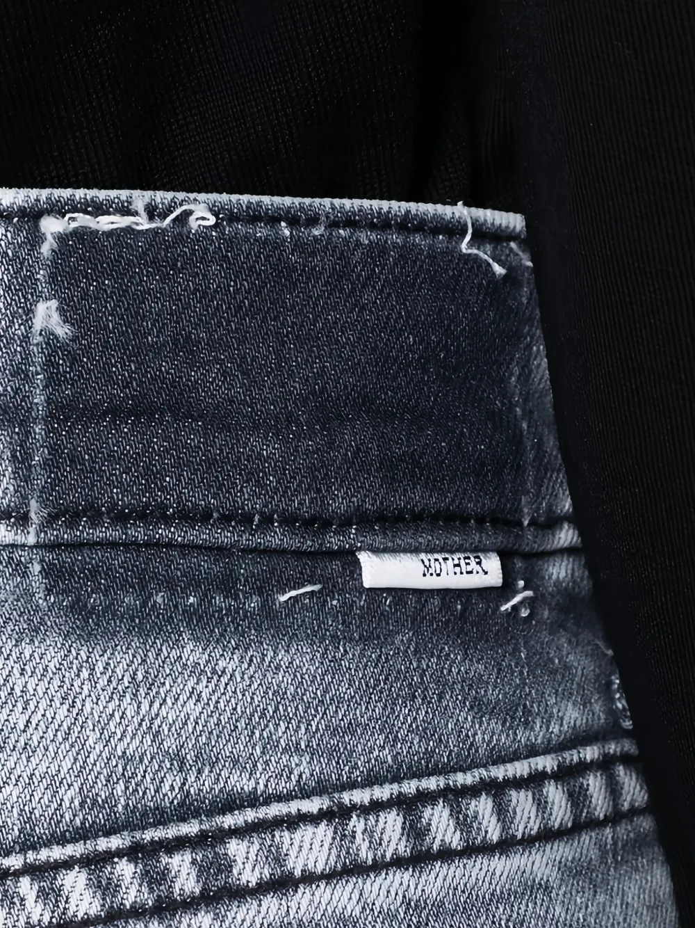 MOTHER The Ditcher Roller Sneak katoenen jeans Blauw