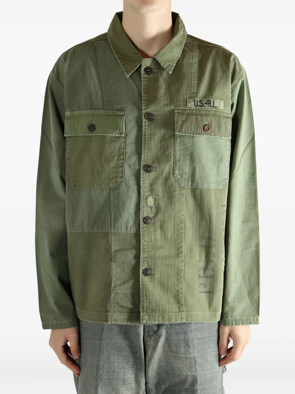 Polo Ralph Lauren Chest-pocket Jacket In Green