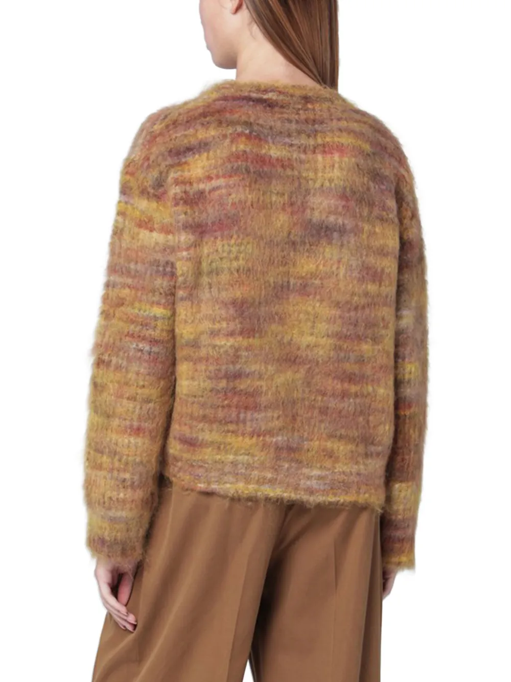 Roberto Collina Sweater met ronde hals Bruin