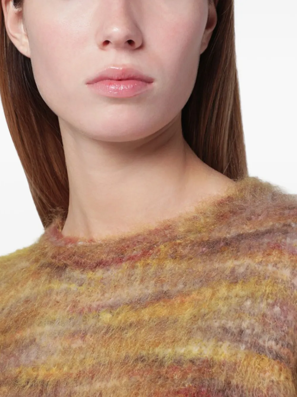 Roberto Collina Sweater met ronde hals Bruin