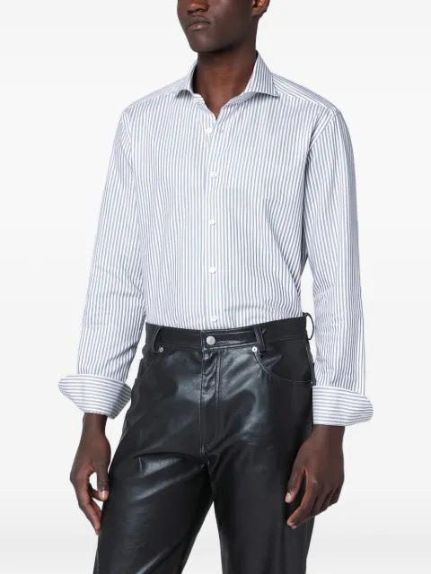 Xacus chemise rayée à manches longues