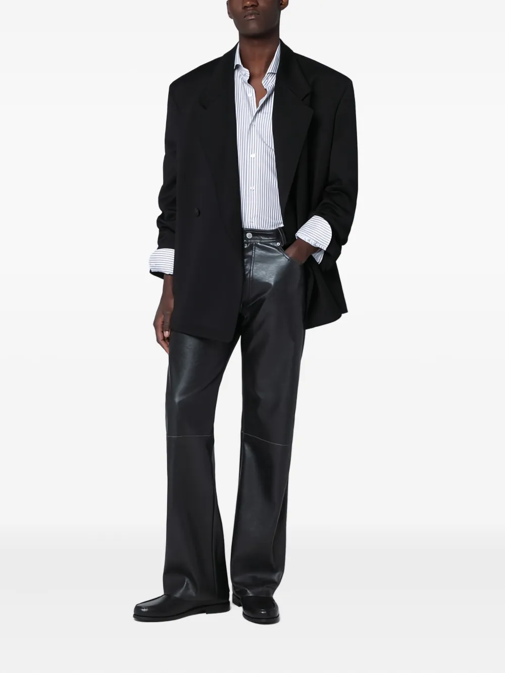 Xacus 条纹长袖衬衫 | Image 2